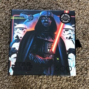 Star Wars Puzzle with Darth Vader and Stormtroopers - Black, White, and Red